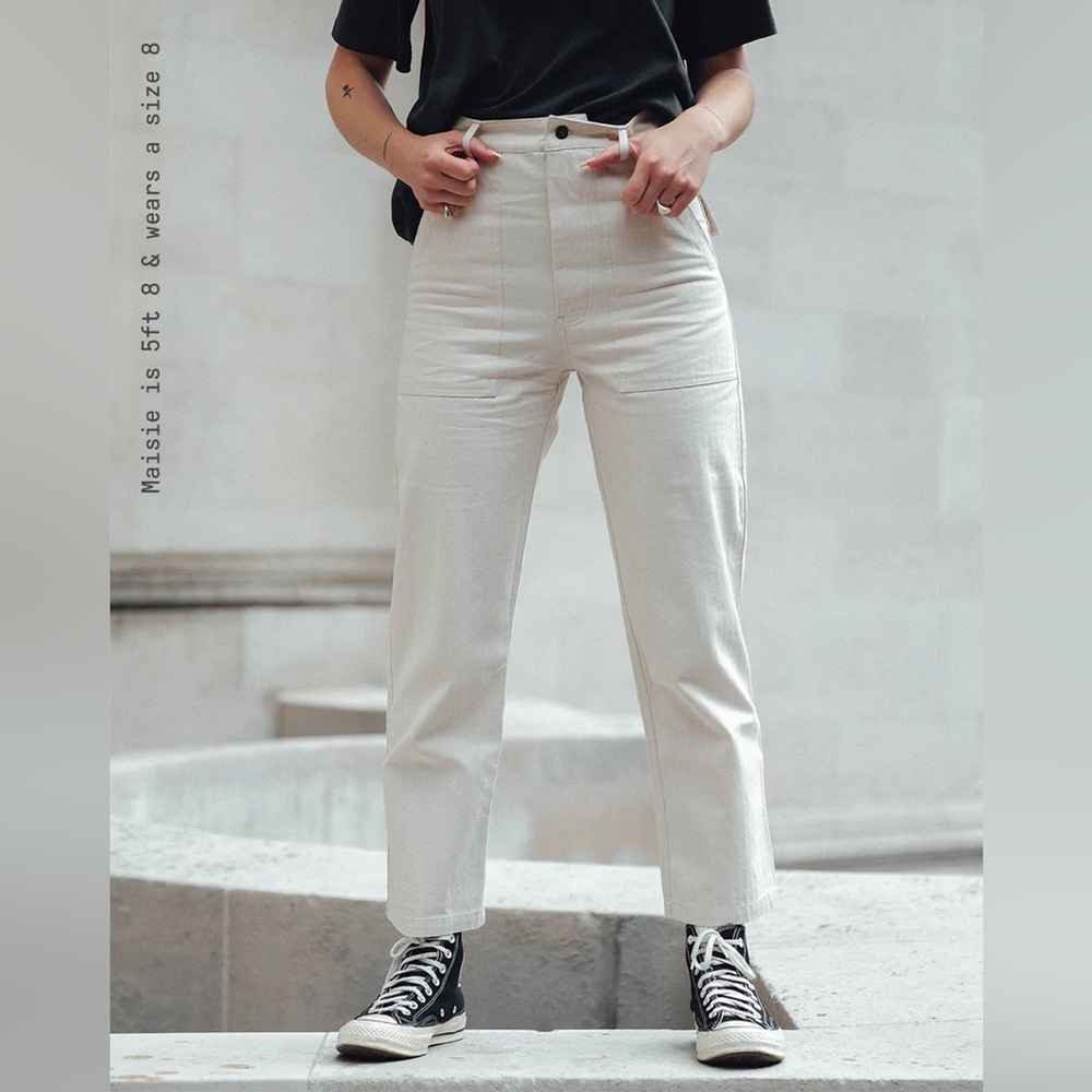 NWT P&CO SERVICE FATIGUE PANTS ECRU